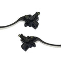Left And Right 1 Inch 25mm Hydraulic Brake And Clutch Master Cylinder Handlebar Set For Motorcycles Ride Ready Fits Shadow Goldwing Magna VTX Suzuki Yamaha Road Star V Star Kawasaki, black finish.