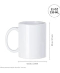 11 Oz White Sublimation Mugs Blank Bulk Pack 36 White Ceramic Coffee Cups With Quality Sublimation Coating For Cricut Mug Press Heat