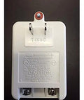 Close-up of Class II Transformer 12 Volt AC 20 VA for Alarm Systems and Security Cams UL CSA Approved Two Pack MGT1220