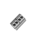 Rigid Aluminum Shaft Coupler D32 X L45 With 8Mm To 9Mm Bore M5 Screws For Servo And Stepper Motors CNC Machines And 3D Printers High Precision 6061-T6 Alloy
