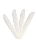 White left wing feathers from 50 Pack Full Length Turkey Feather Archery Fletching Left Wing Feathers 8 To 11 Inches For DIY Arrows