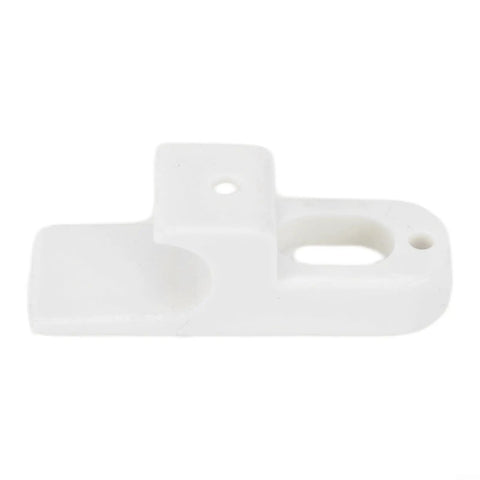 White steel spring catch from Push To Open Mini Cabinet Latch With Automatic Lock, featured with nylon roller for cabinets.