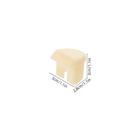 10 Piece Bedside Rail End Caps For Hospital Beds Decorative Safety Covers Cushion End Protectors, beige, 3cm x 3cm