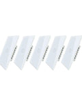 Five-pack of No Neutral Touch Light Switch With Tempered Glass Panel And Indicator Light For Modern Homes And Apartments