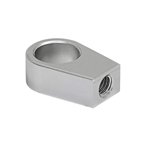 CNC Aluminum 6mm Rod End Replacement For Polaris Ranger 2012 And Up Dump Bed Strut Tie Rod Ends Silver Finish 2 Pack Heavy Duty Outer Steering Rod Ends Plug And Play Install, silver CNC aluminum rod end with 6mm threaded hole