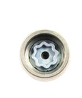 Ride Safe With This Lug Nut Removal Tool Perfect For Audi A3 A4 A6 Q5 And Q7 Models, Featuring Heavy Duty Cold-Forged Steel That Keeps Your Wheels Tight And Stable On Any Rough Road Trip. close-up of cold-forged steel Audi wheel lock nut