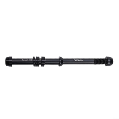 Beefed Up Heavy Duty Adjustable Thru Axle Skewer For Bike Trainers 12x142 to 148mm, CNC Aluminum Alloy, Smooth Performance, Black P1.5