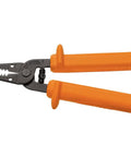 Insulated Wire Stripper And Cutter For 10-18 AWG Solid Wire 1000V Rated, Spring Loaded, Narrow Head, Self Opening, Made In USA