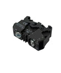 One Piece 3SB3400-0J Contactor Block With 1NO Contact For Industrial Electrical Control, Overload Relay Ready, Single Color Finish, Built Tough Heavy Duty Power Switching Module For Automation black contact block with screw terminals