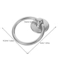 10 Pack Silver Metal Ring Drawer Pulls With Single Hole Cabinets Knobs Retro Vibe Ring Handles For Dresser Drawers Kitchen Cupboards
