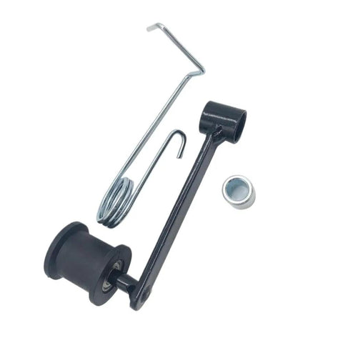 ForgediY Chain Tensioner With Roller Kit For 250cc Atv Models Including Xy250stxe Built Tough For Off Road Rides To Reduce Friction And Smooth Out The Drive Train Easy Install Replacement, black roller and spring assembly