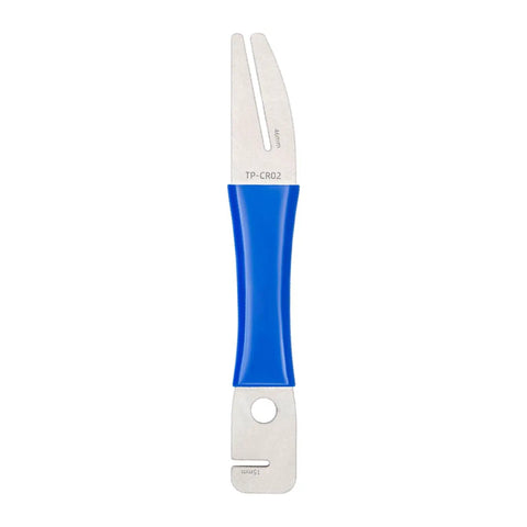Rotor Truing Fork Tool For Bike Disc Alignment And Rotor Straightening No Fuss Blue Bicycle Disc Rotor Alignment Tool For MTB