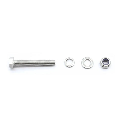Stainless Steel Hex Head Bolts And Lock Nuts Washer Kit With Locknuts Built To Last Fastening Includes 40mm Bolts And M5 Nuts With Washers Go-To Heavy Duty Hardware Set 10 Sets For Home Workshop And Industrial Projects, 40mm bolt with washer and lock nut
