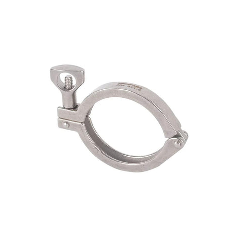 SENFUID 2.5-inch sanitary tri-clamp clamp, 304 stainless steel, clover-style heavy-duty