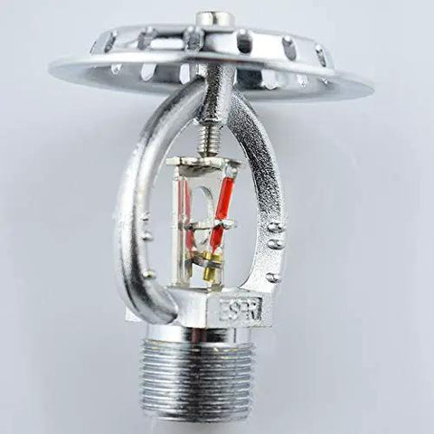 Pro Grade Copper Upright Fire Sprinkler Head ESFR K202 with male pipe threads and quick trigger glass bulb.