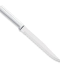 Smooth Serrated Slicer Knife With Knockout Double Sided Teeth That Crush Through Tough Produce Skins Like Hot Knife crafted from stainless steel.