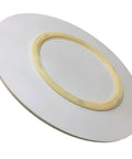 White 24 Inch Lazy Susan Round Turntable featuring slick silent bearings for smooth tabletop service.