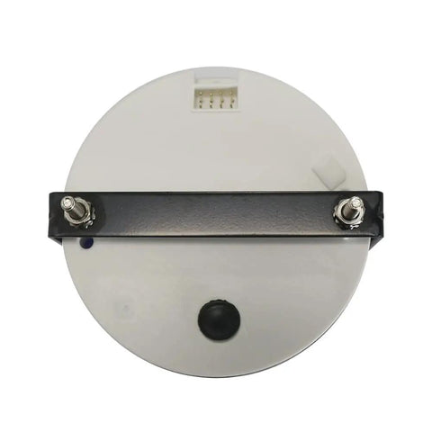 Back view of Diesel Engine Tachometer Gauge With Red Backlight 85mm 12V 24V 0 To 3000 RPM Easy Install Adjustable Idle Reliable Engine Signal Perfect For Trucks Generators And Heavy Machinery