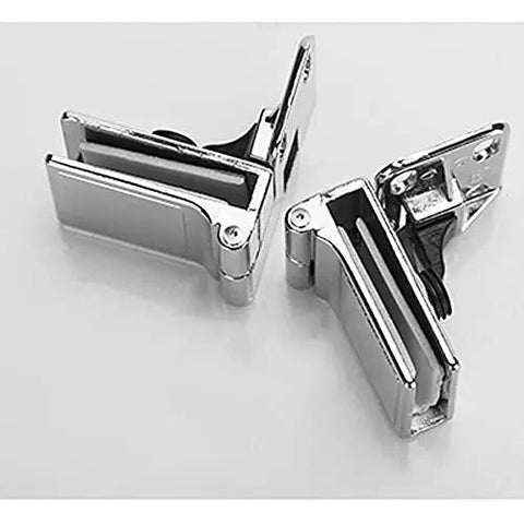 Glass Door Hinges 2 Pack For Cabinets And Closets Durable Wooden Cabinet Hardware