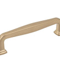 128 Mm Center-To-Center Bar Pull In Six Finishes For Kitchen, Bath, Closet Or Furniture With Fluid Lines, Timeless Design And Easy Install