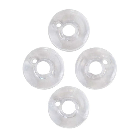 SINGER Class 66 transparent plastic bobbins for sewing machine, 4-pack