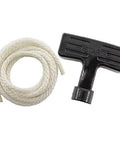 Recoil Pull Start Rope Handle Kit Replacement For ATV Models Including Warrior Wolverine Grizzly Tri Moto Kawasaki Bayou And Prairie