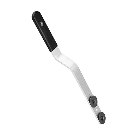 16 Inch Metal Duct Stretcher Tool With Offset Handle And Sliding Washers For HVAC Ductwork Expanding And Shaping Pro Grade Tool