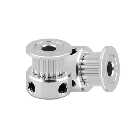 Upgrade Your Printer With GT2 Timing Pulley 20 Teeth 5mm Bore And 6mm Belt Kit Plus Idler Wheels Tensioners For Smooth Printing Action. GT2 aluminum 20-tooth pulley, 5mm bore, with idler wheel
