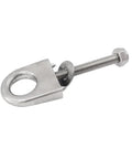 Marine Bow Eye Tow Lines Or Boat Trailer Winch Hook 316 Stainless Steel 3 Inch Shank 1 Inch Eye Bolt shown side view