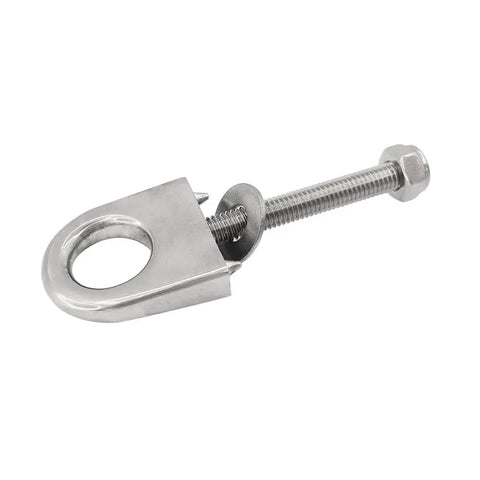 Marine Bow Eye Tow Lines Or Boat Trailer Winch Hook 316 Stainless Steel 3 Inch Shank 1 Inch Eye Bolt shown side view