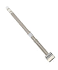 Top Tier Chisel Soldering Iron Tip T12, stainless steel, fine point for precise PCB repair and tiny component welding.