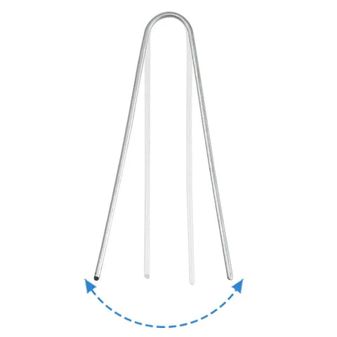 Six Inch Galvanized Garden Stakes 150 Pack, Heavy Duty Anti Rust Landscape Staples for Barrier Fabric, Irrigation Tubing
