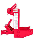 Guardian 2601 portable wall jack, red cast iron, 1000 lb capacity