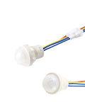 Closet PIR Sensor Smart Switch For Automatic LED Lighting 110V 220V Motion Detector Infrared Auto On Off No Fuss Install, two white sensor modules