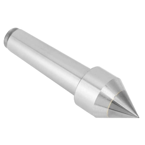 Durable Dead Center For Lathe And Milling Machine, Morse Taper 60 Degree Center With Cemented Carbide Tip, Heat Treated Steel