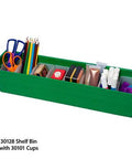 Durable Plastic Bin Cup Storage For Sorting Small Parts In Shelf Bins Two Inch By Three And One Quarter Inch By Three Inch White Case Of 48
