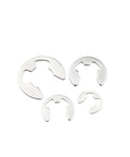 Heavy Duty Stainless Steel E Clip Washer Set 20Pcs Assortment For Shaft Fasteners Circlip Retaining Rings M1 To M10 Easy Install Machinery Hardware Kit
