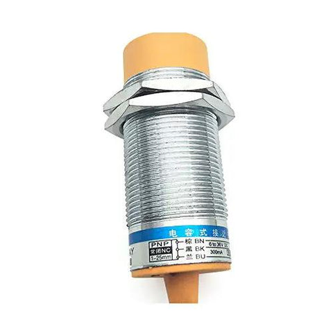 1-25mm Detection Range Proximity Sensor Switch M30 Capacitance Type PNP NC For Heavy Duty Industrial Automation DC 6-36V 300mA