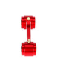 45mm Rear Lowering Link For XR Series Dual Sport Bikes, CNC Machined Suspension Linkage Arm In Red, Adjustable Shock Angle To Drop Ride Height About 1.75 Inches, Compatible With XR250R XR350R XR600R XR650L. Red 7075 aluminum rear lowering link