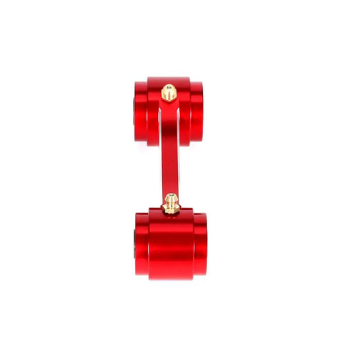 45mm Rear Lowering Link For XR Series Dual Sport Bikes, CNC Machined Suspension Linkage Arm In Red, Adjustable Shock Angle To Drop Ride Height About 1.75 Inches, Compatible With XR250R XR350R XR600R XR650L. Red 7075 aluminum rear lowering link