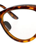 Rad Cat Eye Radiation Safety Glasses For Women, Lead Glasses With .75mm Pb Lenses, Tortoise Frame, Adjustable Nose Pads, Side Shields