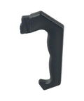 Durable Moka Pot Handle Replacement for 1, 3, 6, 9, 12 cup stovetop espresso makers, heavy duty plastic, side view.
