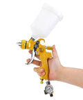 Top Shelf Pneumatic Paint Spray Gun Set Featuring High Atomization Tips Versatile Nozzle Sizes And Rock Solid Build Quality for efficient painting.