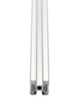 Get Your Hands On This 2 Pieces Of 1515 Aluminum Profile T-Slot Linear Rail For Serious DIY Projects And Industrial Builds Featuring Super Durable Extrusion That Is Lightweight Yet Sturdy For 1M Long Applications, showing a close-up of 15x15 aluminum profile.