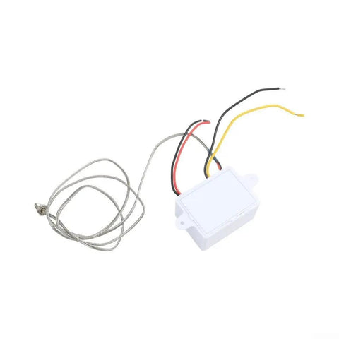 Smart Temperature Controller W3003 Thermostat 0 To 450 Celsius With Zero Point One Degree Precision Multi Voltage Compatible 12V 24V 220V Pro Grade Industrial Control Gear For Fast Response, white plastic probe controller with wires