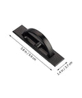 Zinc Alloy Cabinet Door Pull Handle With Rotatable Hidden Ring For Wardrobe And Drawers Brushed Finish, 3.8 inch, black