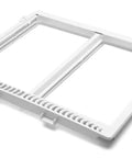 Premium Drawer Cover Replacement for Frigidaire Refrigerators, Durable 240364790 240364718 240364729, top view, white