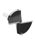 Side view of a 60mm Forstner woodworking hole cutter with tungsten carbide tips