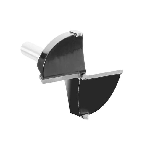 Side view of a 60mm Forstner woodworking hole cutter with tungsten carbide tips