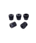 Pro Grade Hardened Metal RC Pinion Gear Set 5mm Shaft 32P 13T 14T 15T 16T 17T For RC Buggy And Monster Truck, 0.8 Metric Pitch Gear Set